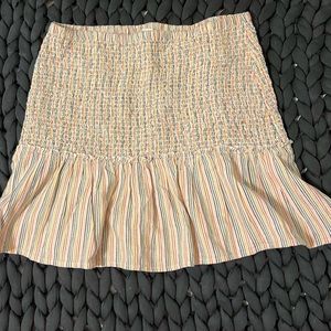 Smocked skirt
